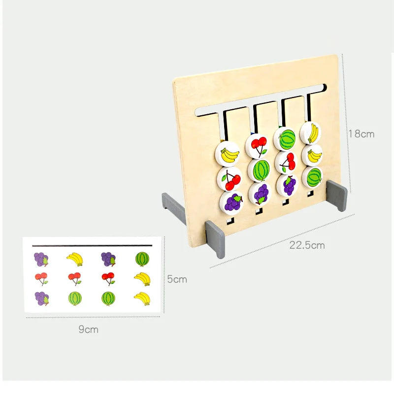 Woodies™ | Logisch redeneren voor kinderen | Montessori sorteerpuzzel