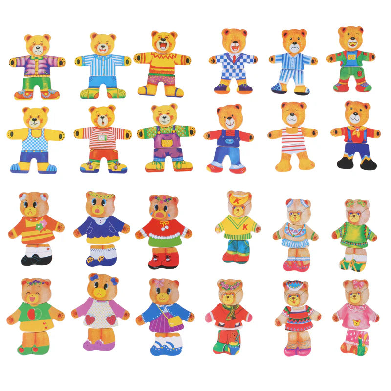 Woodies™ | Houten verkleed puzzel 'Bobbie'