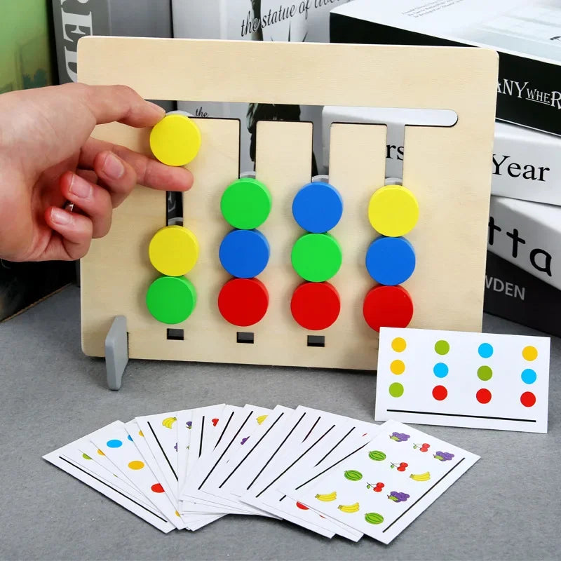 Woodies™ | Logisch redeneren voor kinderen | Montessori sorteerpuzzel