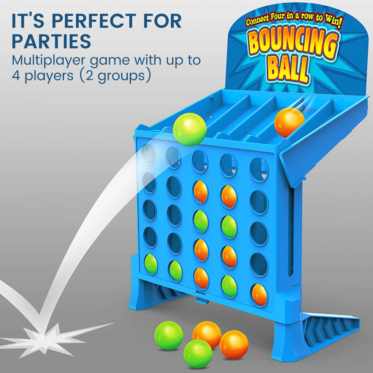 Connect 4 Bounce™ | 4 op een rij - Stuiter en Win!