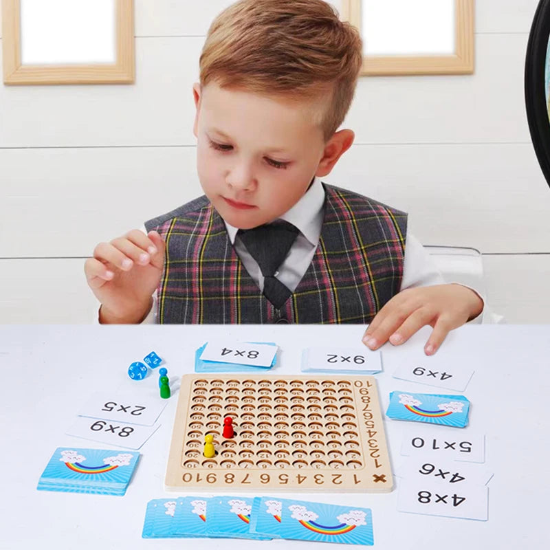 Woodies™ | Oefen met keersommen | Houten bordspel