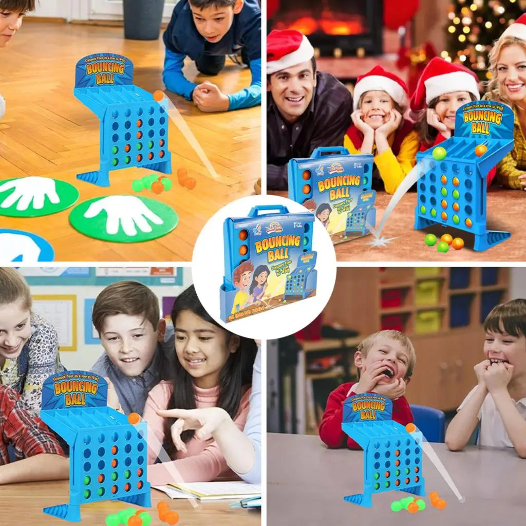 Connect 4 Bounce™ | 4 op een rij - Stuiter en Win!