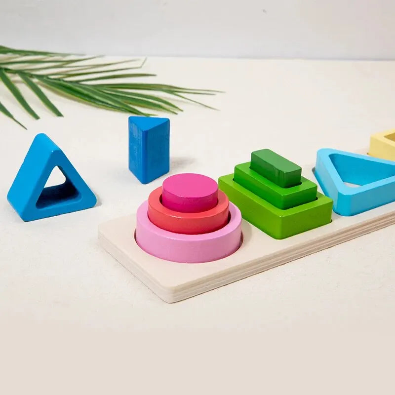 Woodies™ | Sorteren en stapelen | Montessori sorteerbord