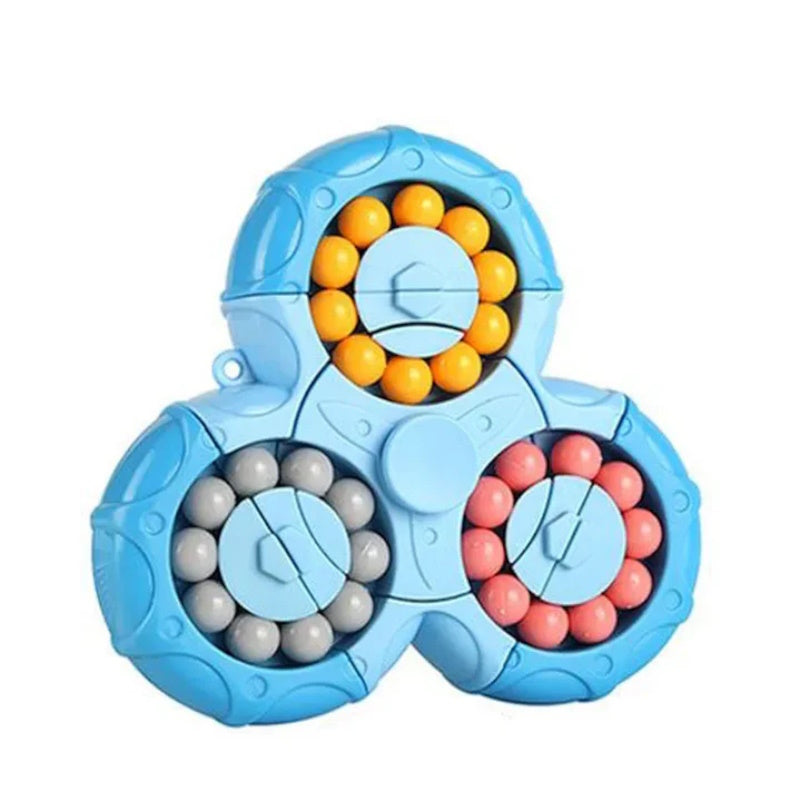 Spinny™ | SensoryToy | 2 in 1 Rubiks Kubus / Magische Boon Gyro Fidget Spinner