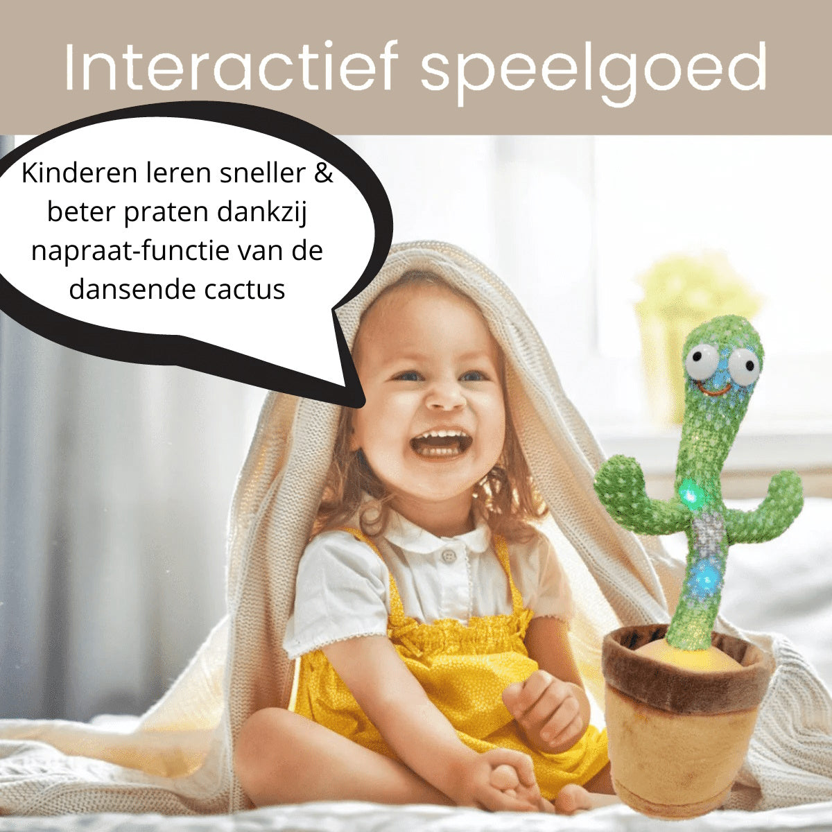 Juan Cactus™ | Reageert op geluid | De pratende cactus
