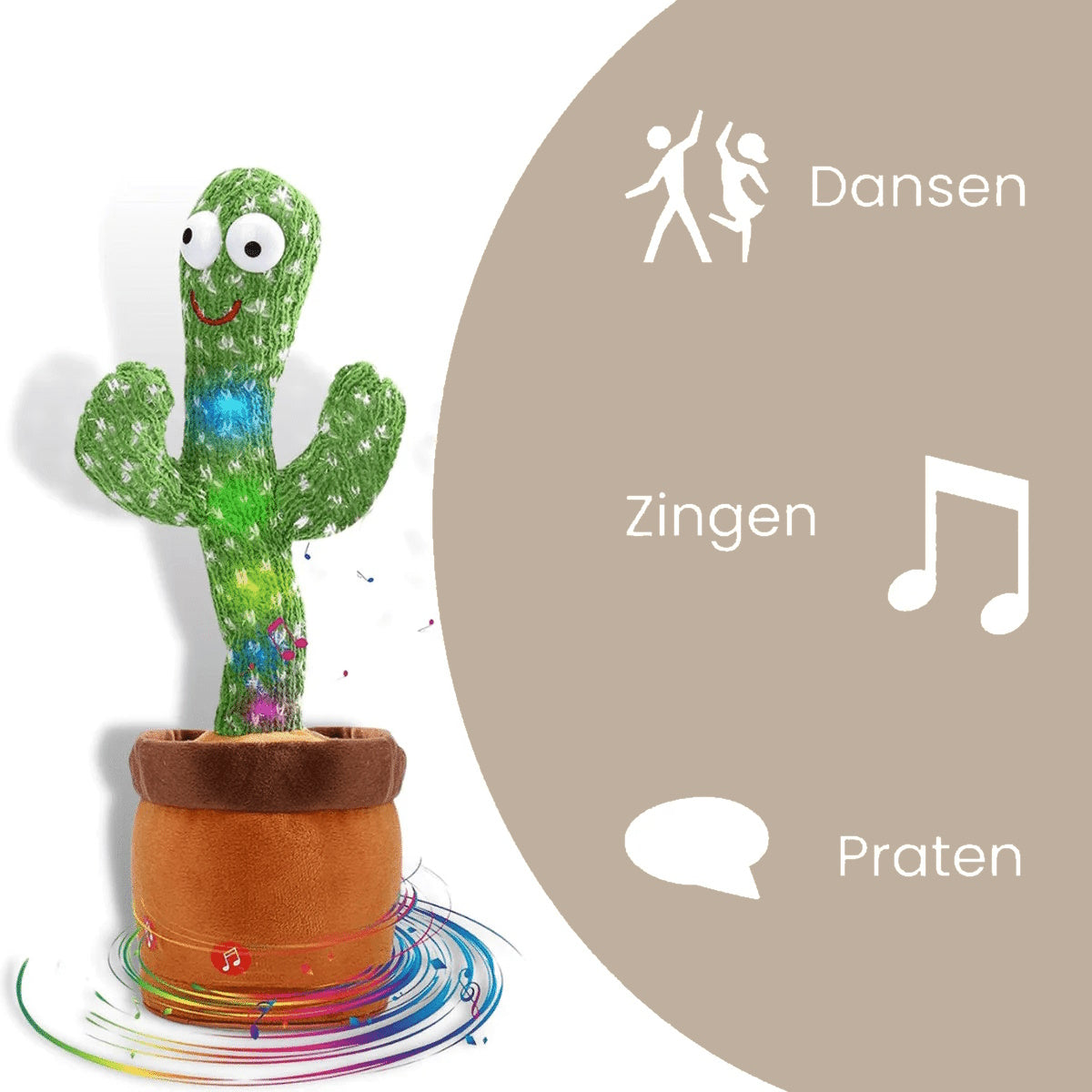 Juan Cactus™ | Reageert op geluid | De pratende cactus