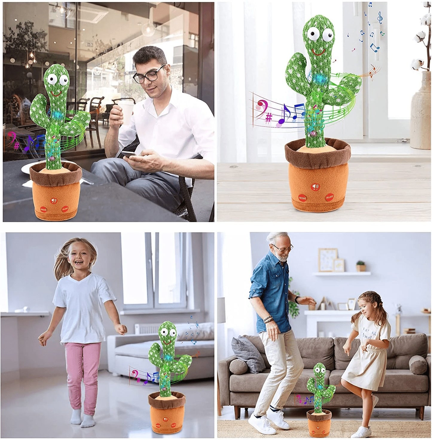 Juan Cactus™ | Reageert op geluid | De pratende cactus
