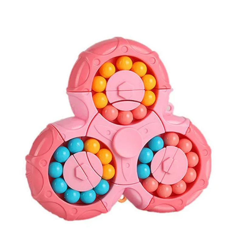 Spinny™ | SensoryToy | 2 in 1 Rubiks Kubus / Magische Boon Gyro Fidget Spinner