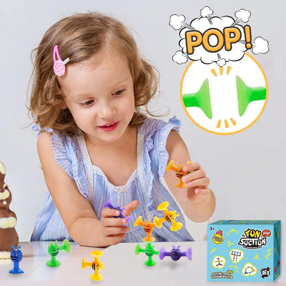 Zuignap Blox™ – Sensorisch Bouwspeelgoed voor Creatieve Kinderen